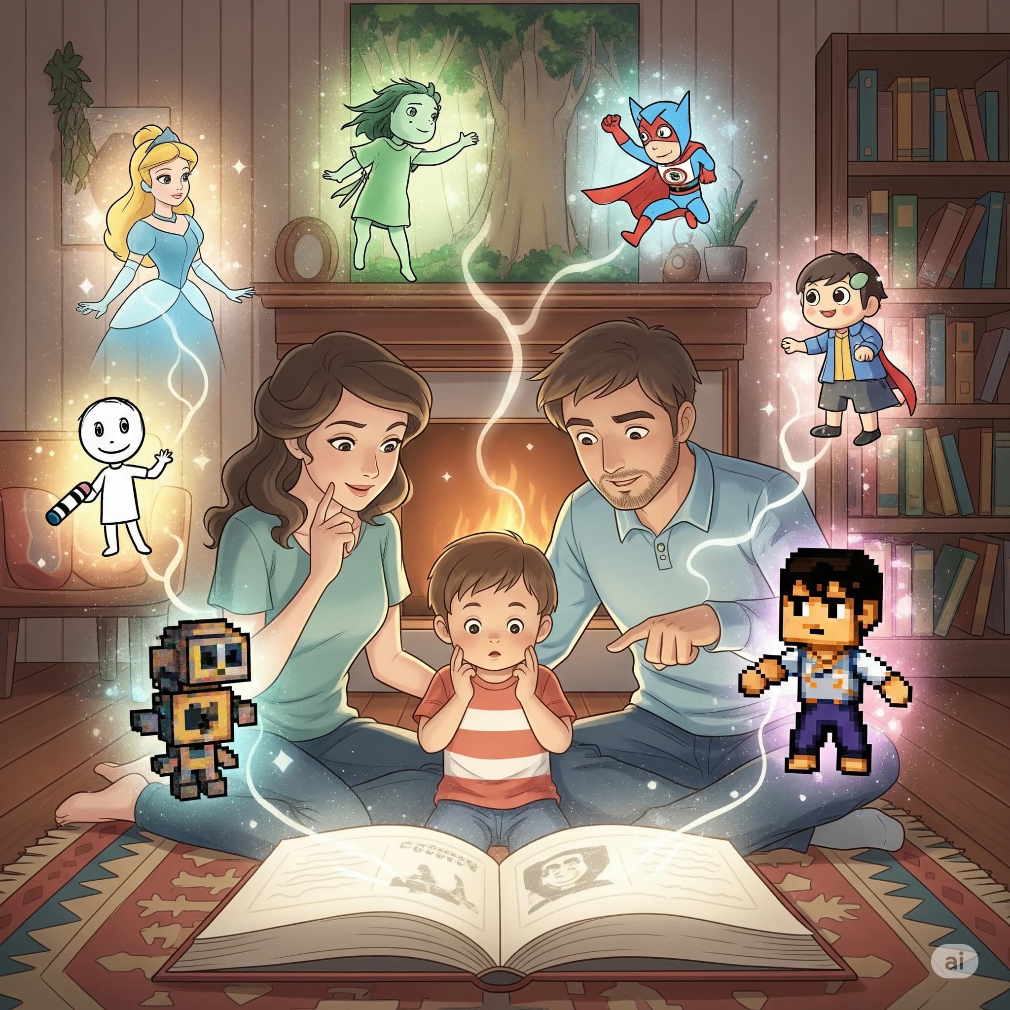 Aile ile masal okuma zamanı